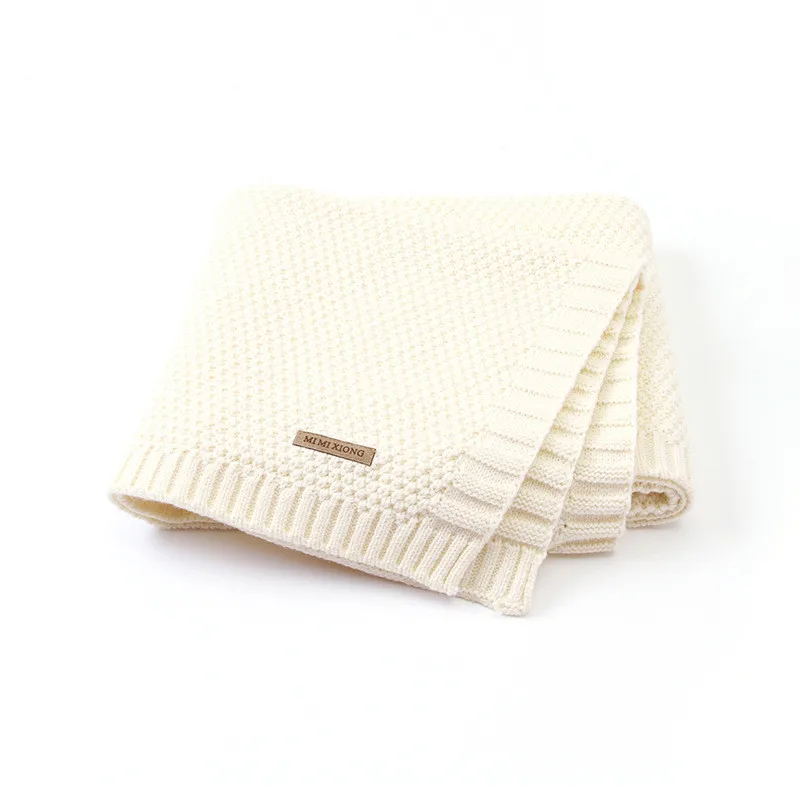 Baby Spring Autumn Blanket Newborn Wrap Blanket Knitted Plaid Blanket Stroller Sleep Cover Kids Windproof Cover Quilt - Цвет: 10