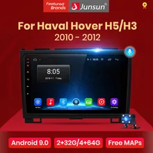 Junsun V1 Android 10 Ai Voice Control Autoradio Carplay Multimedia Navi Gps Voor Haval Hover Grote Muur H5 H3 2011-2016 2din Dvd