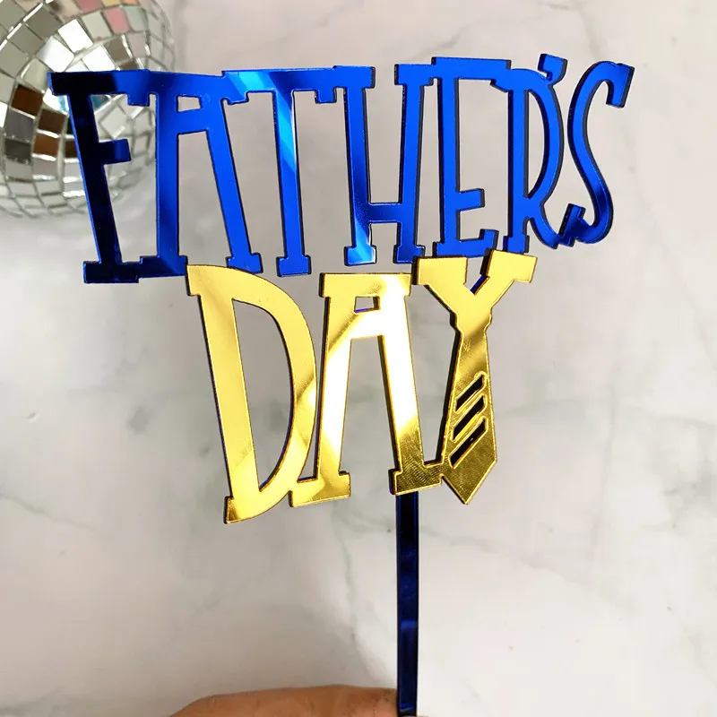 Украшение для торта с бородой и галстуком бабочкой папы выпечки i love dad на день