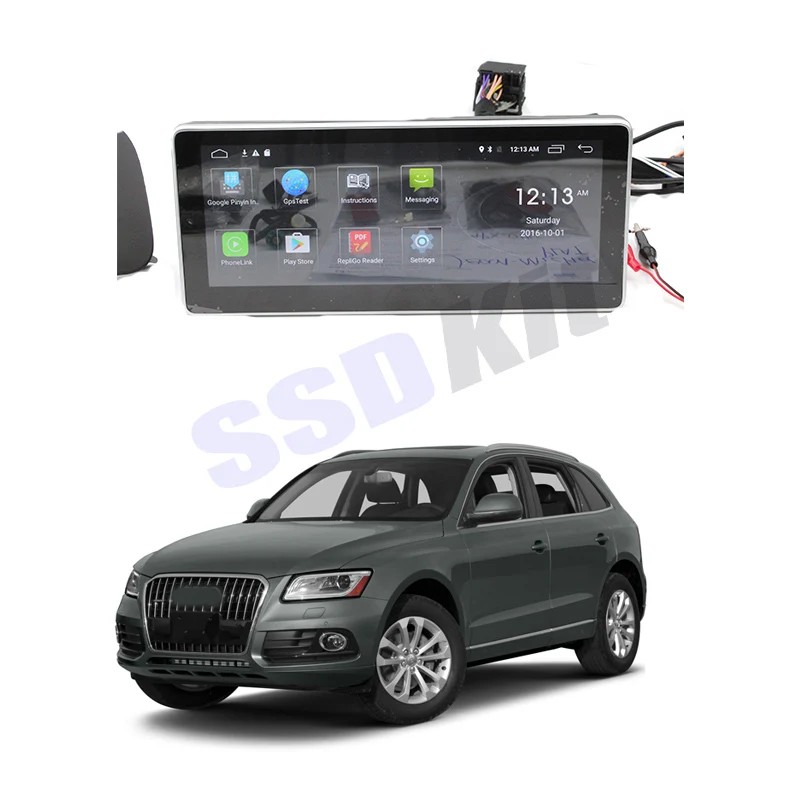 Автомобильный Android Интернет мультимедийный навигатор для Audi Q5 SQ5 8R MMi TDi TFSi GPS аудио