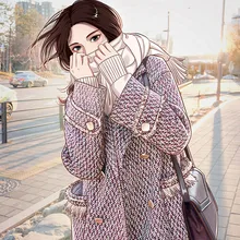 Модное осенне-зимнее шерстяное пальто женское плюс размер XL-5XL двубортные шерстяные куртки женские свободные пиджаки G623