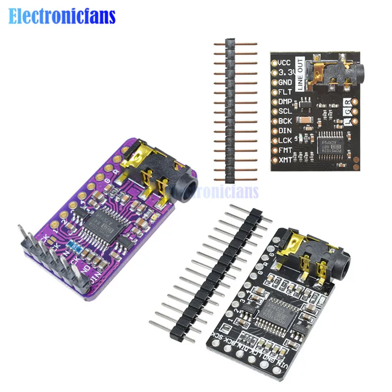 Плата декодера ЦАП PCM5102 PCM5102A плата I2S IIC интерфейса Φ модуль плеера звуковая для