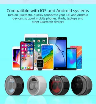 

Wireless Headphones TWS Bluetooth Earphones With Microphones Sports Waterproof Headsets SMS-T10 Touch Control Earbuds For Phone
