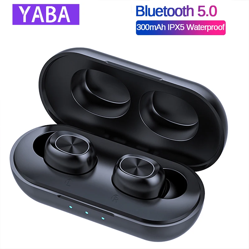 Baratos Auriculares Bluetooth con Control táctil YABA BTH 239, arcos inalámbricos TWS impermeables auriculares de música estéreo 9D para Xiaomi, PK t3 gt1