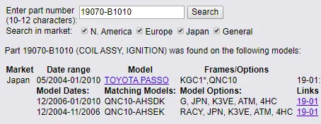 4 шт. катушка зажигания совместима с Toyo-ta OEM 19070-B1010 19070B1010