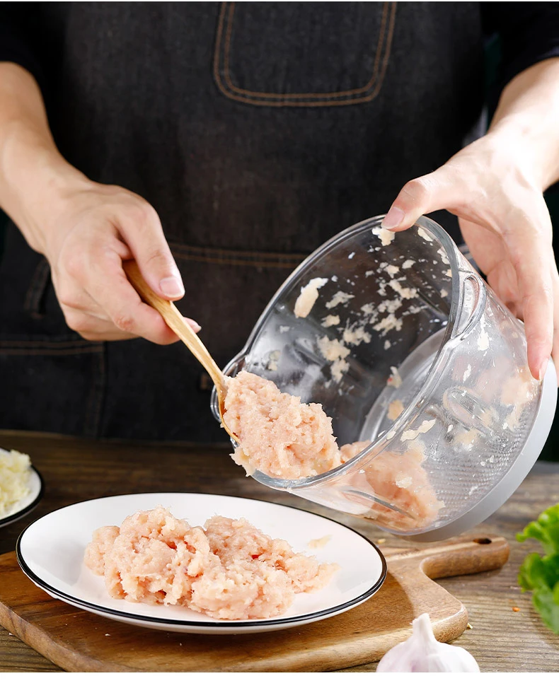 Description Picture 3 of itemHousehold Garlic Peeling Machine Mult-functional Garlic Pepper Chopped Blender Electric  Meat Grinder  Food Processor