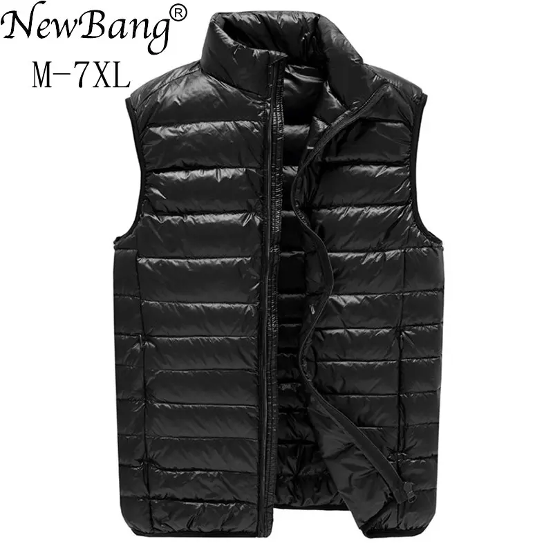 Жилет NewBang 6xl 7xl ультра легкий жилет-пуховик для мужчин портативный жилет без