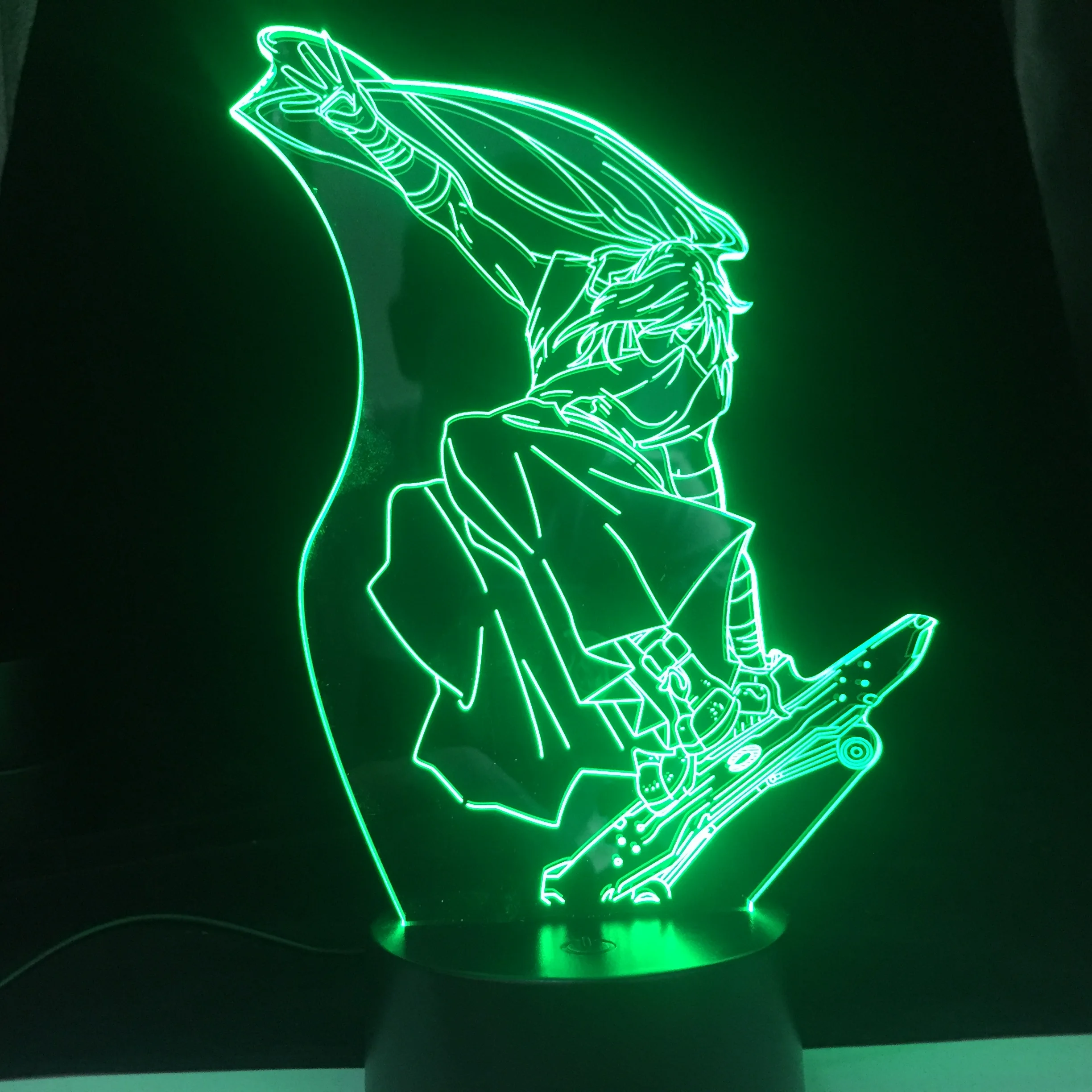 3d Led Lamp Anime SK8 The Infinity Cherry 3D Led Night Light Lamp Anime