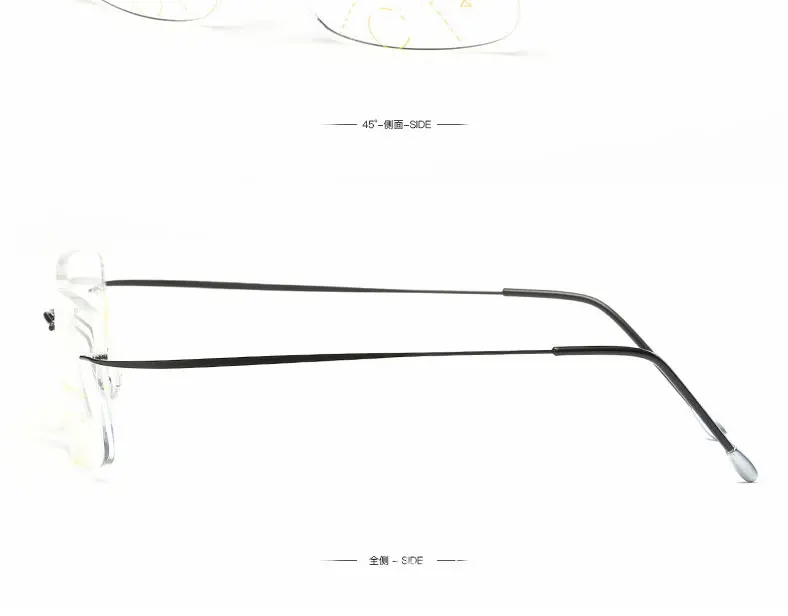 Титановые бескаркасные прогрессивные многофокусные очки для чтения мужские умные очки для чтения с зумом Женская дальняя близорукость анти-синие очки для прогулок и вождения