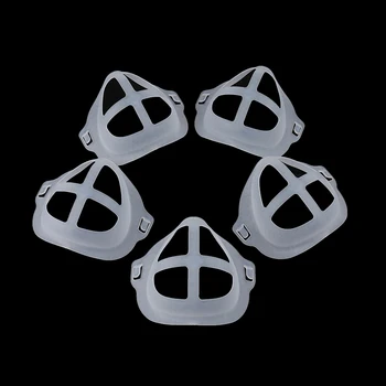 

3D Mouth Mask Support Breathing Assist Help Mask Inner Cushion Bracket Food Grade Silicone Mask Holder Breathable Valve