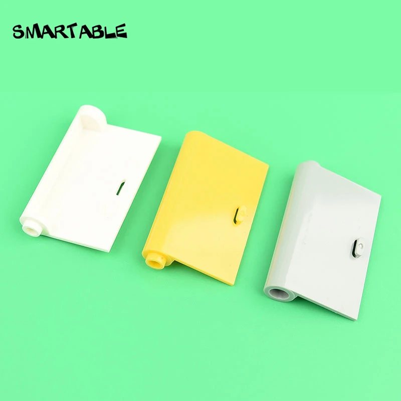Smartable Door 1x3x4 левый со сплошными шарнирами строительный блок MOC деталь поезда