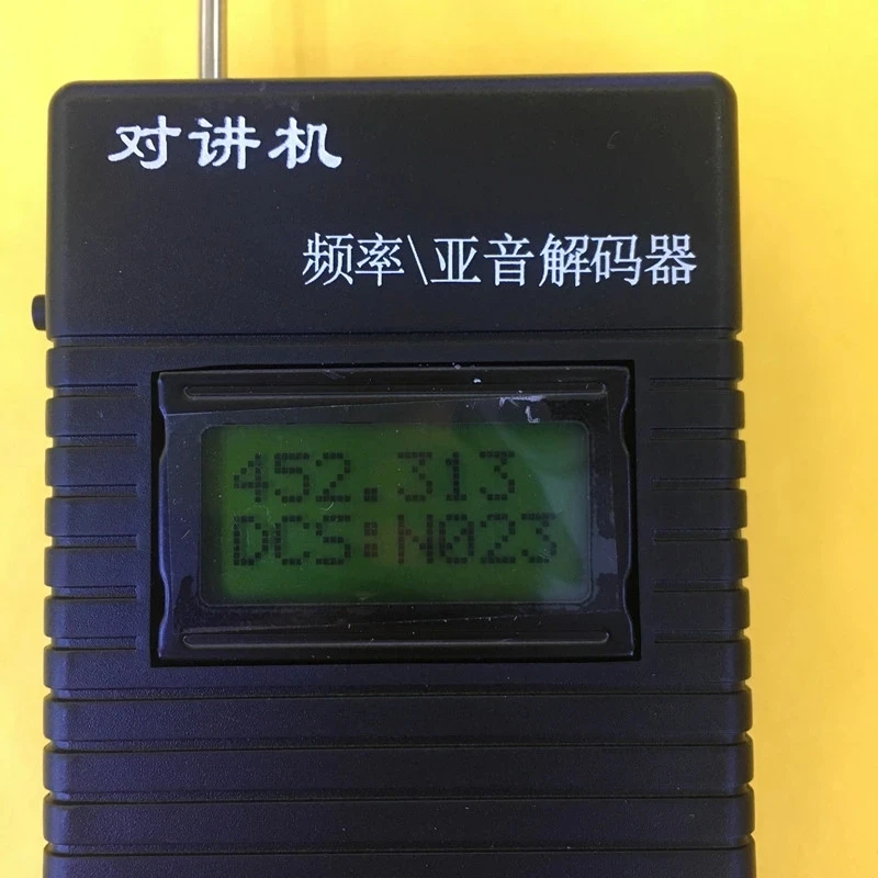 Высокая чувствительность портативная рация ветчина радио точный измеритель частоты с ЖК-дисплеем для 100-999,9999 МГц также CTCSS и DTCS