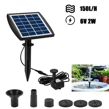 

Outdoor Solar Power Water Pump Water Fountain Pool Pumps Professional Panel Kit Pool Garden Pond Sun Plants Watering irrigator