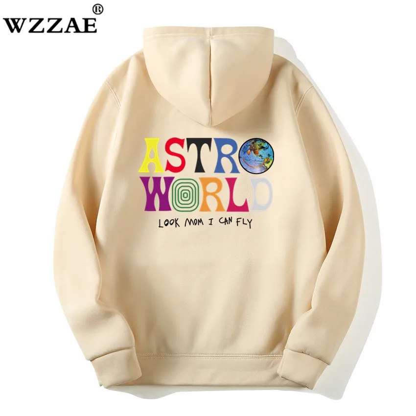 Sudadera con capucha para hombre y mujer, ropa de moda con letras de ASTROWORLD de TRAVIS SCOTT, WISH YOU WRE HERE