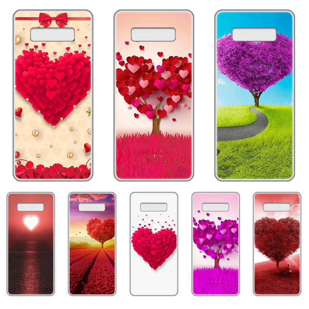 Прозрачный чехол для телефона Love call Lovers landscape Etui SamSung Galaxy S 7 8 9 10 11 20 a 20e 50 51 70 71 Plus Edge