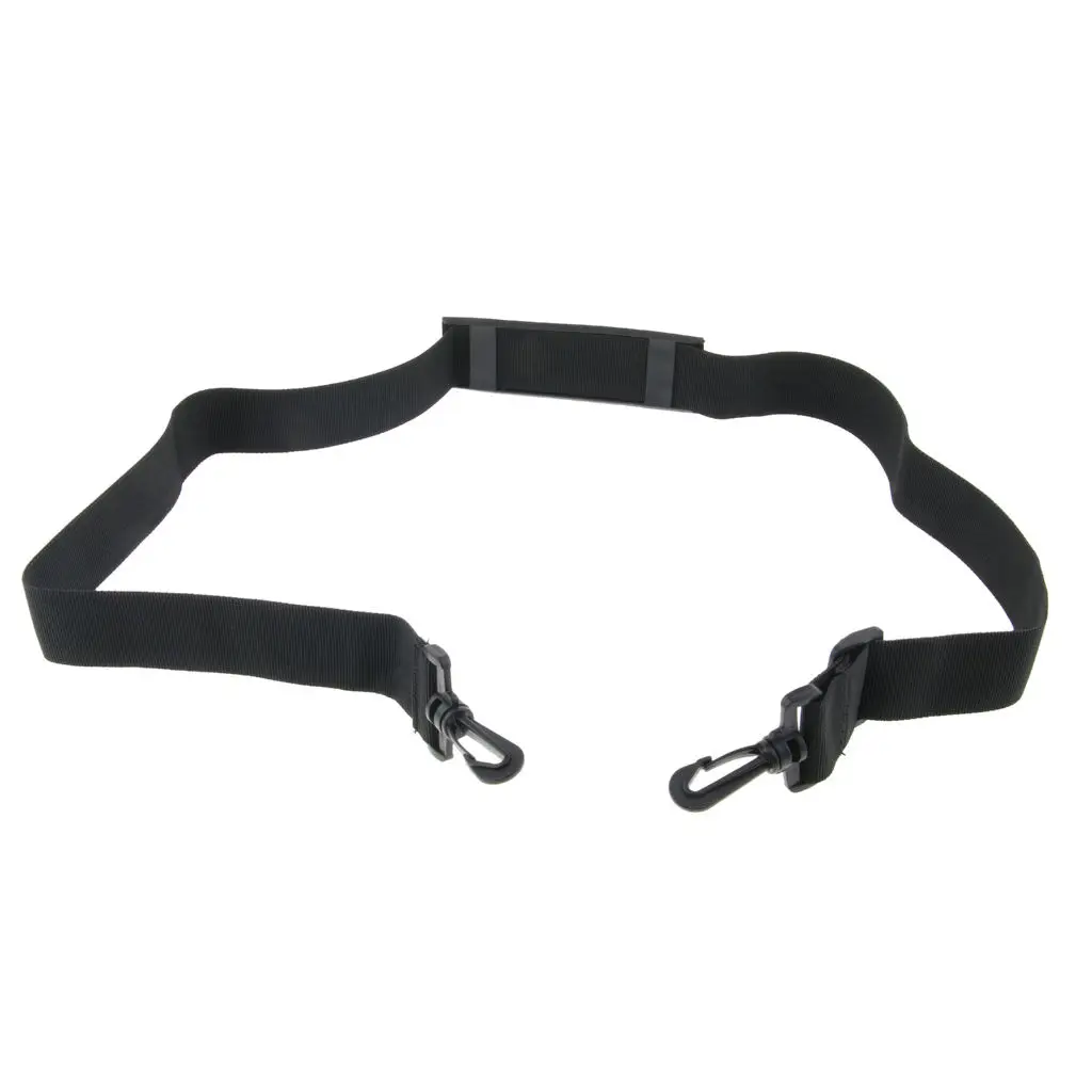 Black Pressure Purse Strap Replacement Adjustable Pu Leather - 47 Inch Long  for Handbag Shoulder Bag (Wide 1.1 cm)