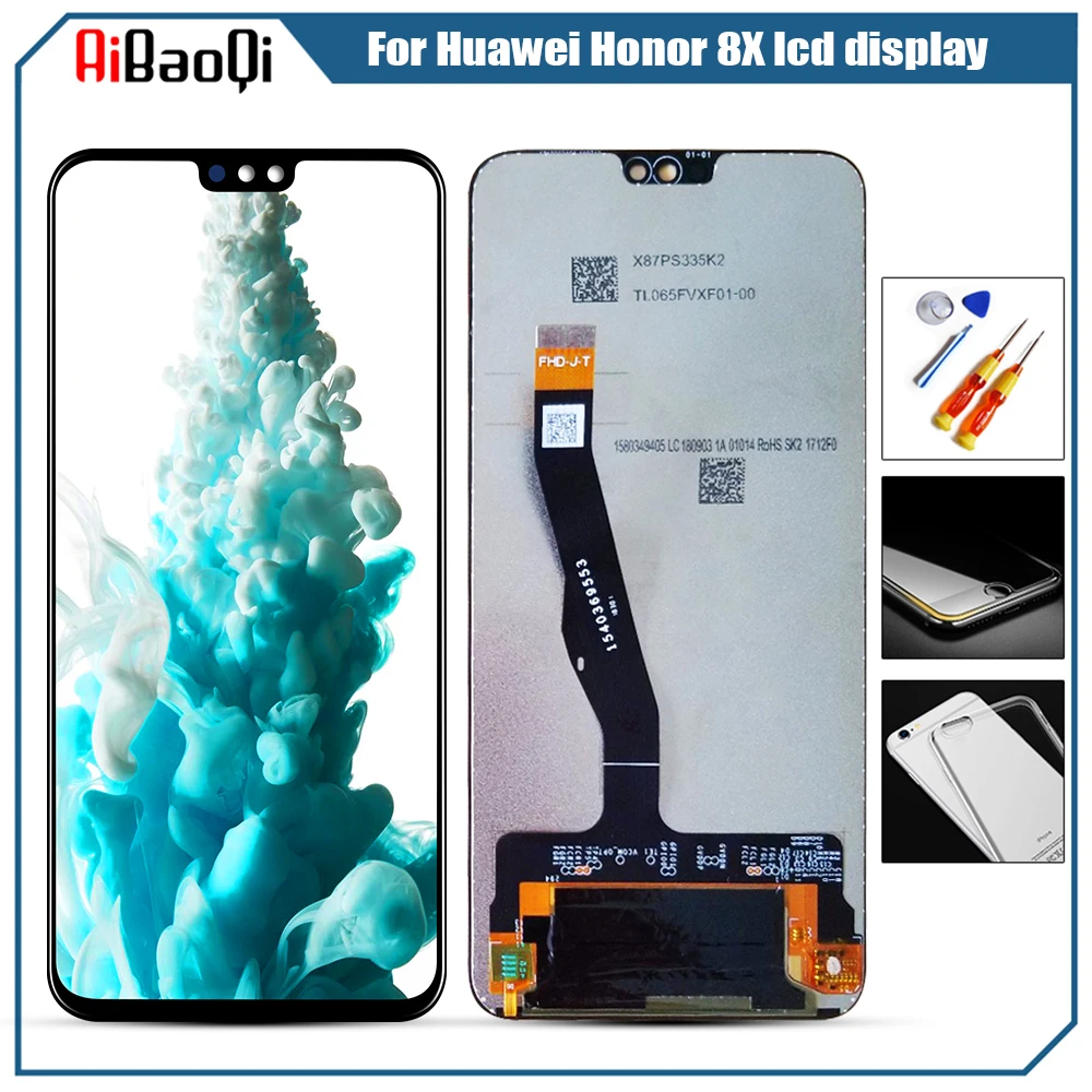 lcd 6,5 для huawei Honor 8X ЖК-дисплей+ сенсорная панель дигитайзер JSN-L21 JSN-L42 для huawei Honor 8X экран с рамкой