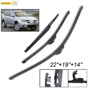 

Misima Windshield Windscreen Wiper Blades For Mitsubishi Outlander MK1 2003 - 2007 Front Rear Window 2004 2005 2006