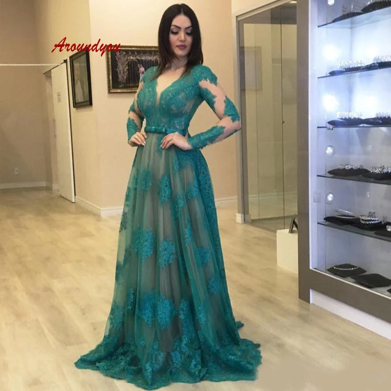 Lange Mouwen Lace Moeder Van De Bruid Jurken Voor Wedding Party Plus Size Avondjurk Bruidegom Godmother Diner Jurken Lange Mouwen Lace Moeder Van De Bruid Jurken Voor Wedding Party Plus Size Avondjurk Bruidegom Godmother Diner Jurken