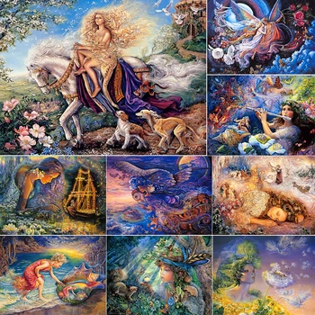 

XUEQIXIAOZU 5D Diamond Painting Abstract Art Character Animal Figure Full Circle Rhinestone Mosaic Kit Diamond Embroidery XNM27