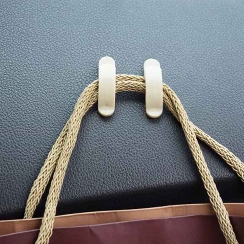 4 шт. автомобильный крюк клипса автодержатель для ключей очки сумка Usb кабель с самоклеящийся настенный крючок Органайзер