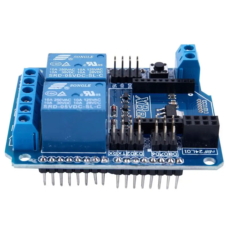 2 канальный релейный XBee BTBee щит для Arduino UNO MEGA R3 Mega2560 Duemilanove Nano Robot