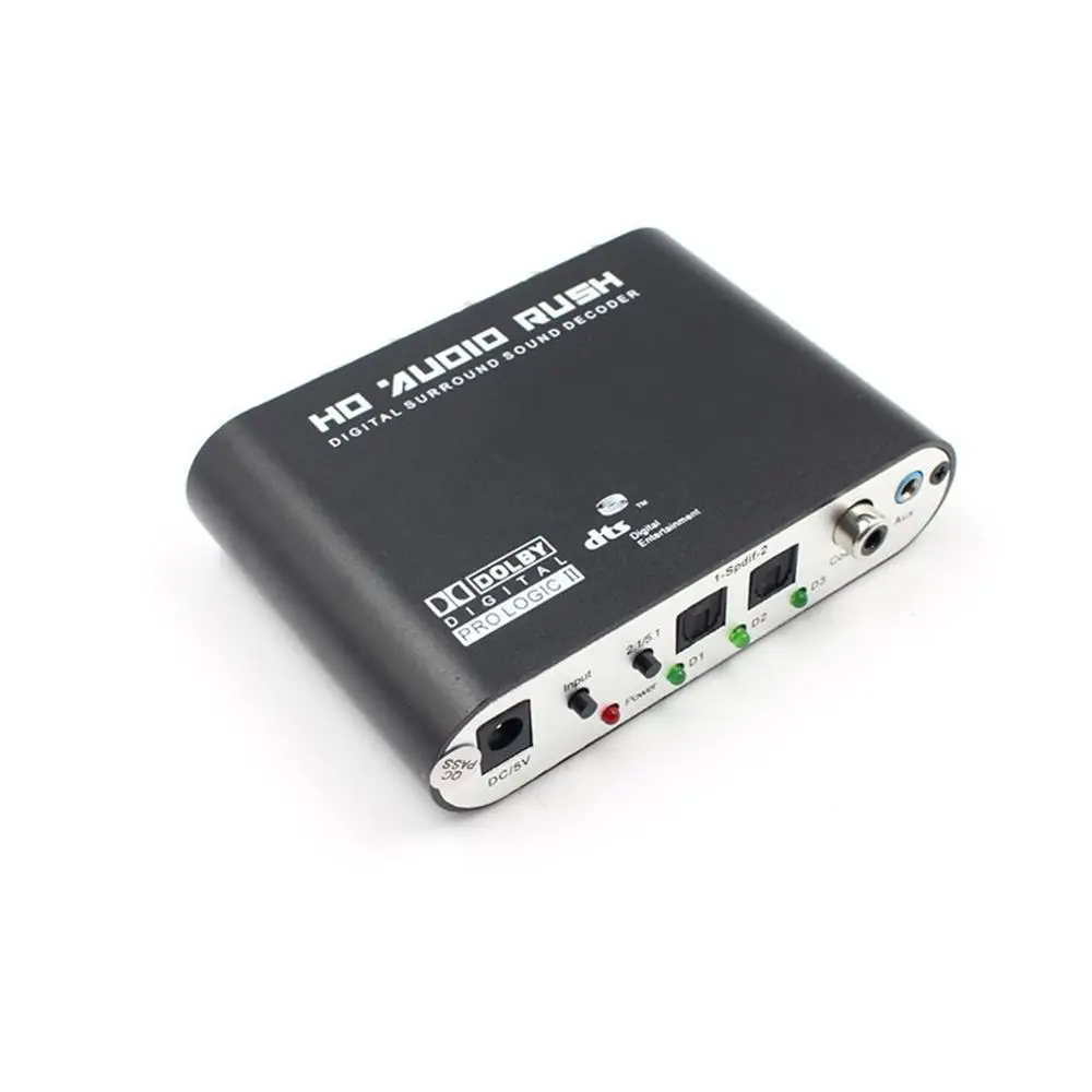  5.1 Channel Digital Audio Decoder Convertitore Dts/Ac-3 HD Rush Audio Gear Surround Sound Decoder p