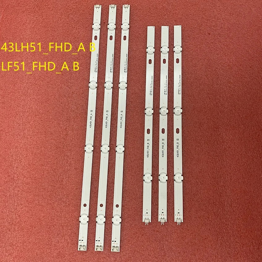 Striscia Di Retroilluminazione A Led 7Led Per Lg 43Lf510V 43Lf5100 43Lh5100 43Lh5700 Lf51_Fhd_A B 43Lh51_Fhd_A B Lge_Wicop_Fhd 43Inch