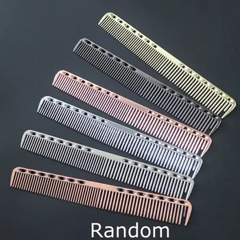 

Hair Brush Men Women Aluminum Metal Cutting Comb Hair Hairdressing & Barbers Salon Combs Professional Barbers Hairbrush