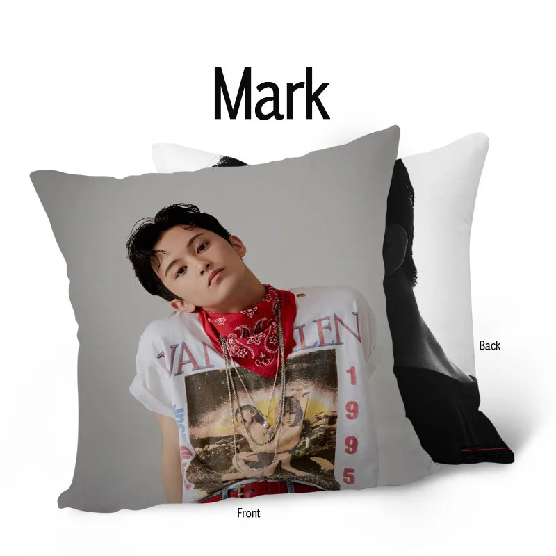 Kpop SuperM Jopping Double Sides Pillow Case Pillow Soft Chair Cushion KAI LUCAS TAEMIN TAEYONG BAEKHYUN TEN MARK