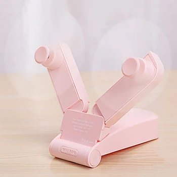 

DEKAXI Double-Head Mini Portable Folding Handheld USB Rechargeable Cooling Pocket fan for outdoor travel office