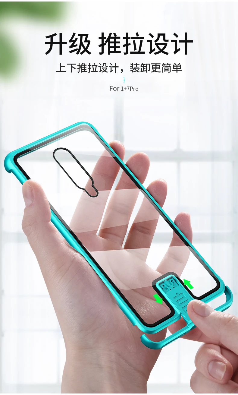 Роскошный металлический чехол для Oneplus 7 Pro 6 T, покрытие из закаленного стекла, ударопрочный чехол, полное покрытие для Oneplus 7 Pro 7Pro Coque Funda