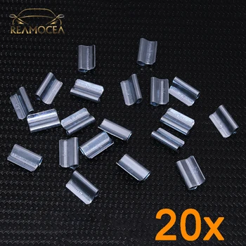 

Reamocea 20X Small Tyre Balance Block Knock Type Hook Metal Clip Tyre Tire Wheel Rim Adhesive Diagnostic-Tool for Car Motorbike