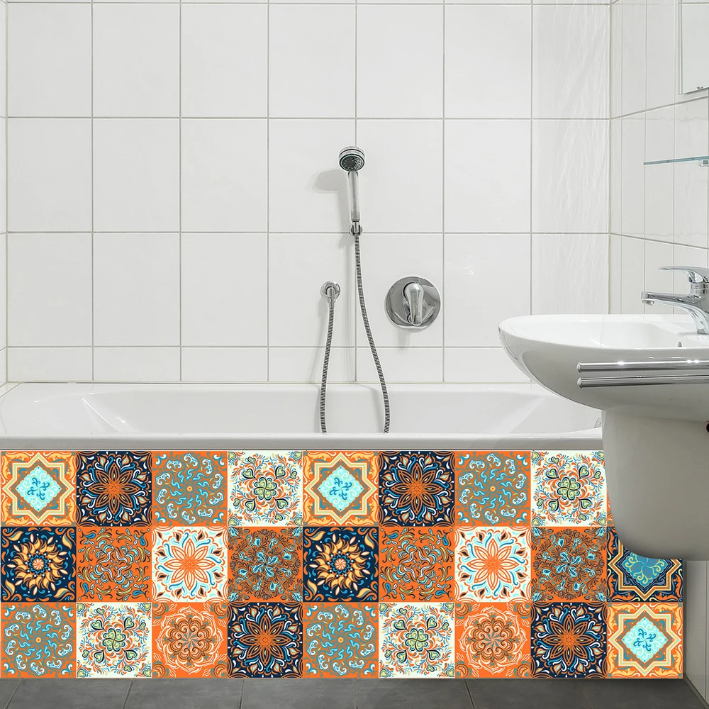 Autocollant En Tuile Pour Salle De Bain Et Cuisine, 30 Pièces
