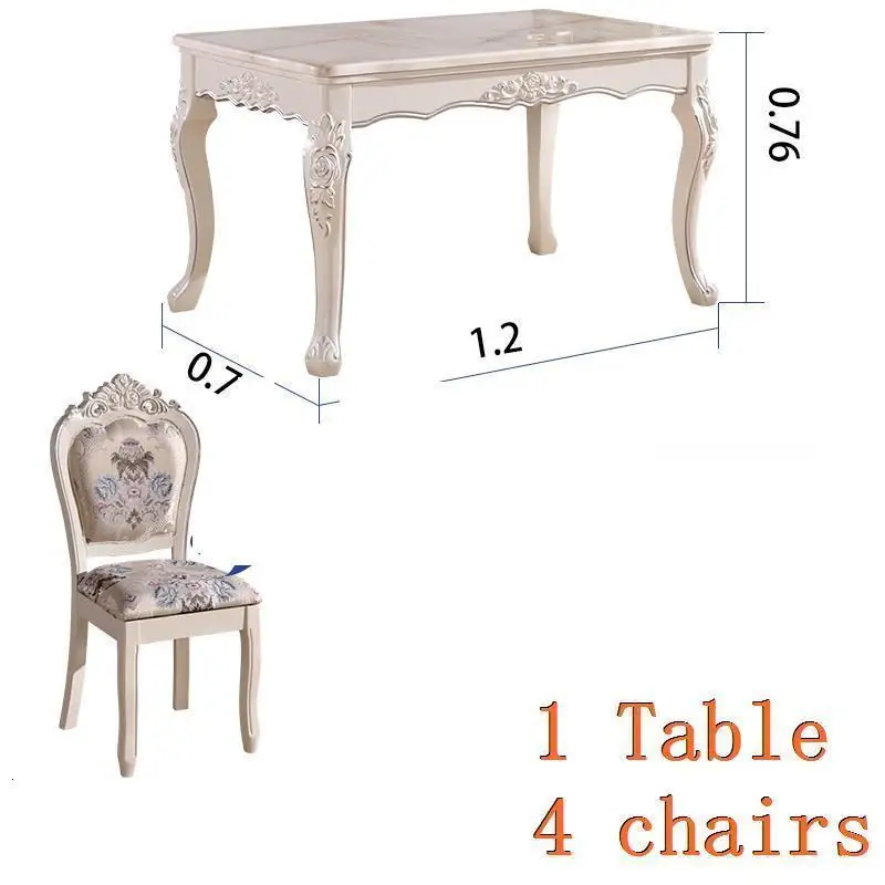 Number 7 Кухня Escrivaninha Eettafel Comedores Mueble Eet Tafel Marmol набор деревянных европейских Bureau Tablo Mesa De Jantar обеденный стол - Цвет: Number 7