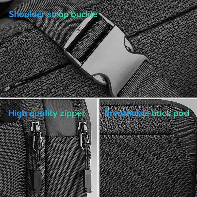 Mark Ryden Men Messenger Bag High Quality Water-repellent Shoulder Bag Business Travel Crossbody Bag Male Casual Waist Pack