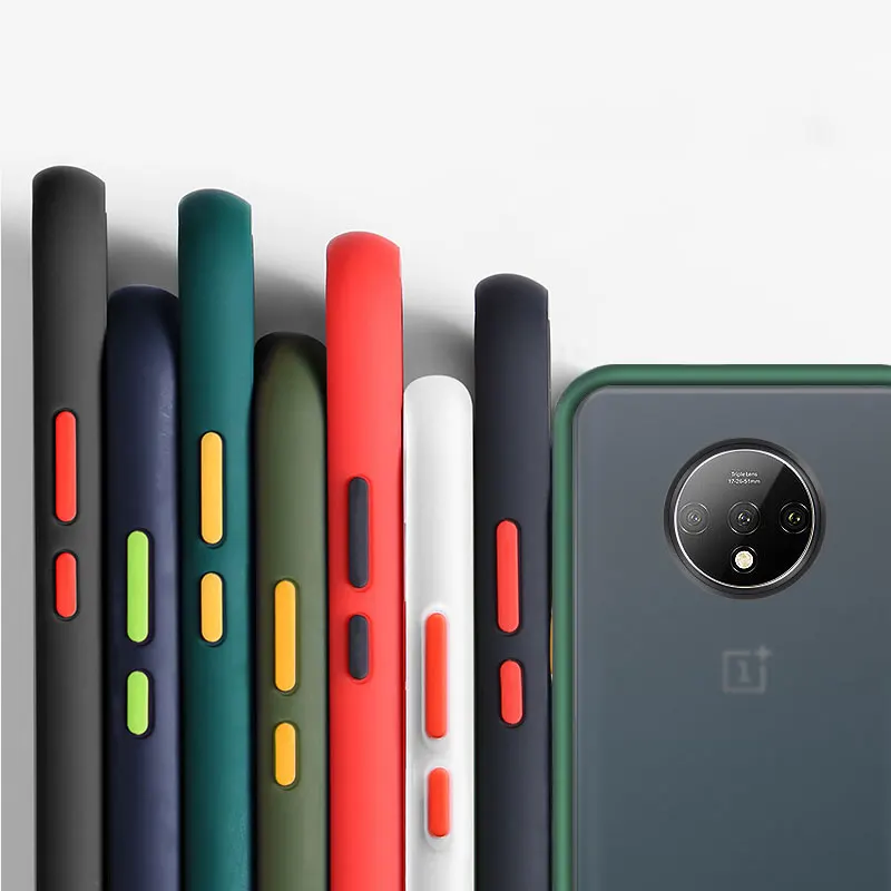 Противоударный армированный чехол для OnePlus 7T 8 Pro 8T Nord 7 6 6T One Plus мягкая рамка