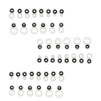 

42pcs Saltwater Fishing Rod Guide Eye Ring Fish Pole Line Ring Rod Building Rod Parts Accessories