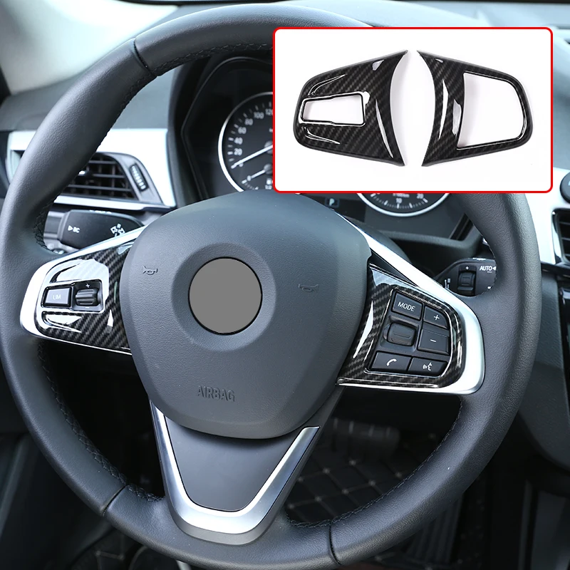 Углеродное волокно для BMW 2 серии 218i F45 F46 X1 F48 2016 2019 ABS хромированный чехол на