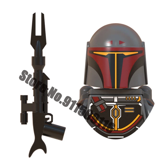 DISNEY Din Djarin Mandalorian Building Blocks Jango Boba Fett Grogu Baby Yoda Paz Vizla Bo-Katan Sabine Wren Brick Figure Toy WM982