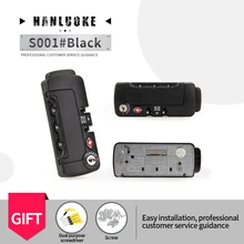 

HANLUOKE s001 Travel trolley luggage combination lock accessory three lock buckle customs fixed lock universal