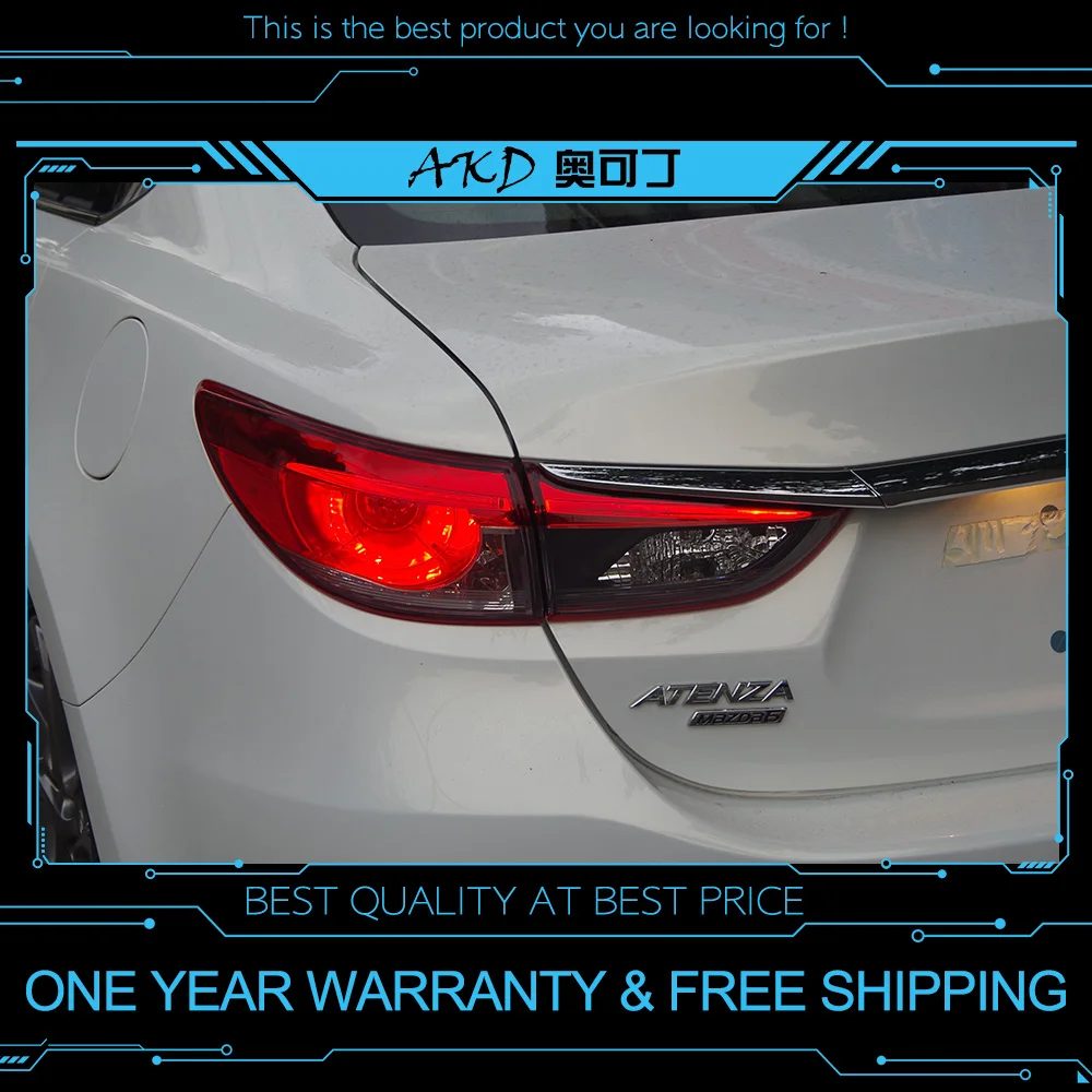 АКД автомобильного тюнинга задних фонарей задние фонари для Mazda 6 Mazda6 Atenza 2013 2018