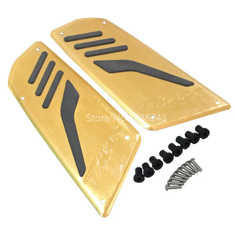 gold Новые педали для ног для двигателя Yamaha TMAX T-max 530 2013 - Цвет: gold