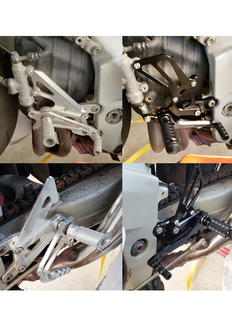 Quick Shifter Rearset For Honda VFR400 NC30 RVF400 NC35 VFR RVF 400 CNC  Adjustable Rear Set Foot Peg Pedal Footrest Rearsets - AliExpress