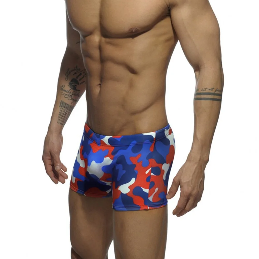  Men's sexy underwear camouflage breathable comfortable transparent jersey bikini swimsuit push up men string homme sexy 20J7 (21)