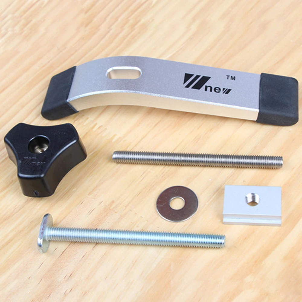 

Metal Quick Acting Hold Down Clamp T-Slot T-Track Clamping Kit for Wood Working