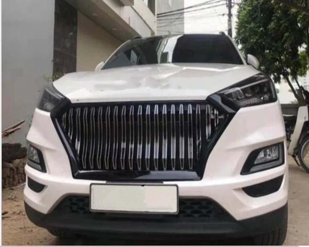 Новая решетка радиатора ABS для модификации автомобильной решетки 2019 -2021 Hyundai Tucson