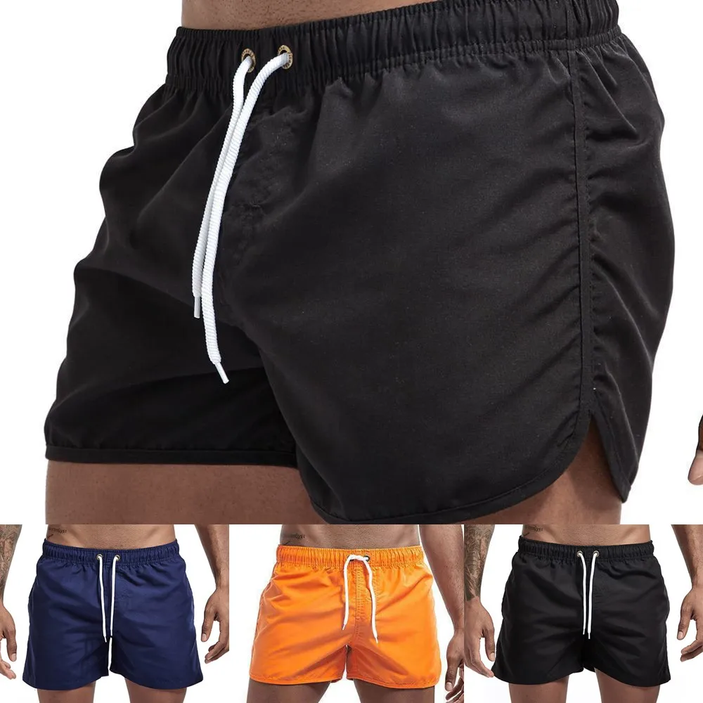 best casual shorts for men Shorts Brand Beachwear Summer Men's Swimwear Sexy Swim Trunks Men Swimsuit Low Waist Breathable Beach Wear Surf 2021 casual shorts for men