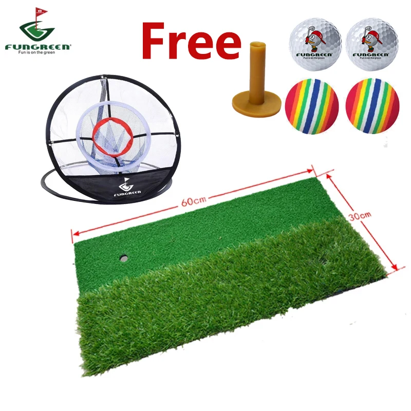 FUNGREEN 12 ''x 24'' Гольф зазубрин (термопластичный эластомер) коврик NetOutdoor