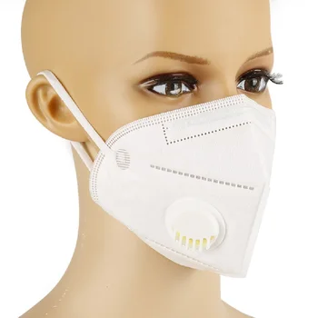 

Face Mask For Adult KN95 Mask With Filter Breathing Valve PM2.5 Protective Dust Mask For Face Fashion